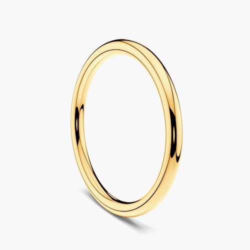 Obrączka partnerska Sign of Love®: złota, okrągła, 1,7mm